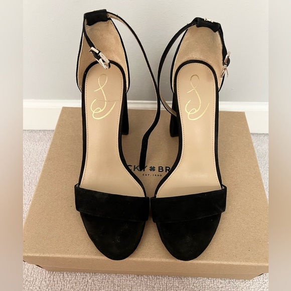 Sam Edelman Yaro Black Suede Heels - Picture 2 of 3